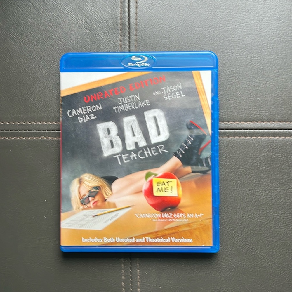 Bad Teacher Movie Cameron Diaz Unrated Edition Blu-Ray